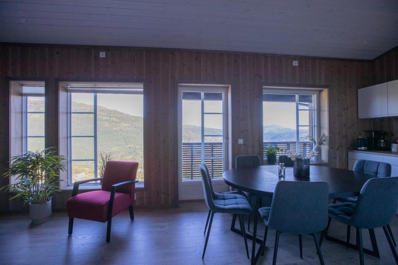 Hodlekve Panorama 5 - Amazing View Apartment Sogndal Ngoại thất bức ảnh